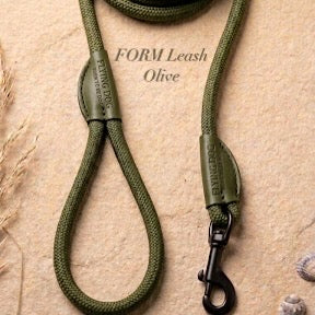 Hundeleine FORM – Premium Tau-Leine mit Lederdetails