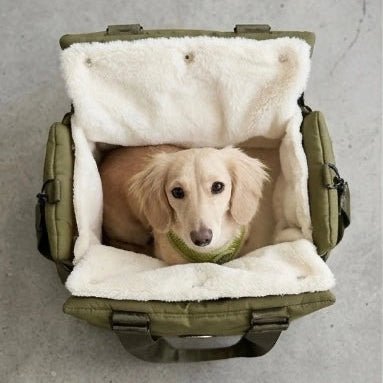 Weich gemütlich Hundetasche auch im Winter geeignet