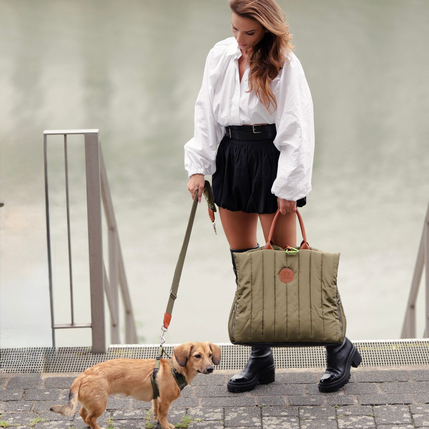 Stilvolle Hundetasche für Hunde bis 10 kg